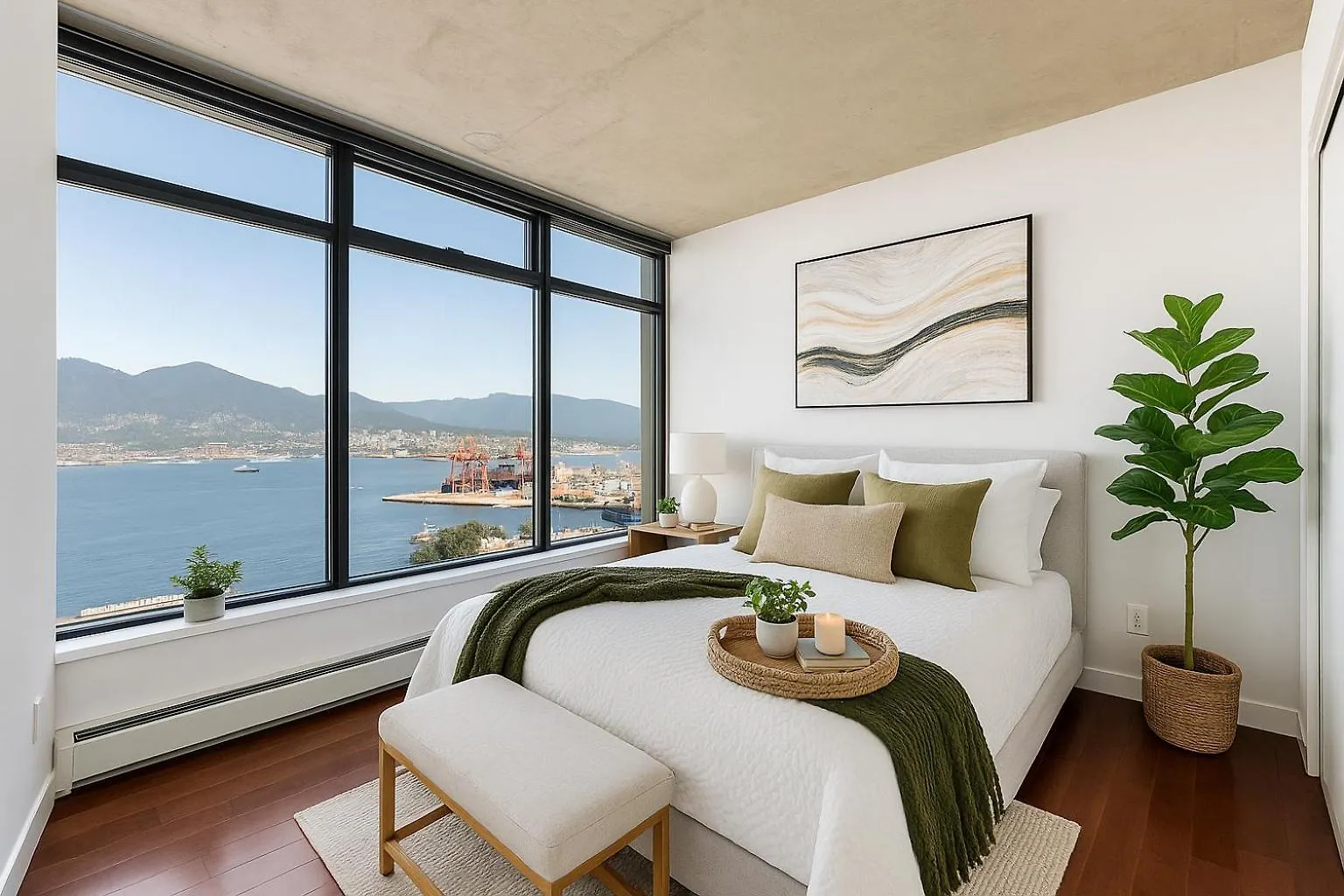 Luxury 2Br Apartment With Floor-To-Ceiling Windows And Mountains Vancouver